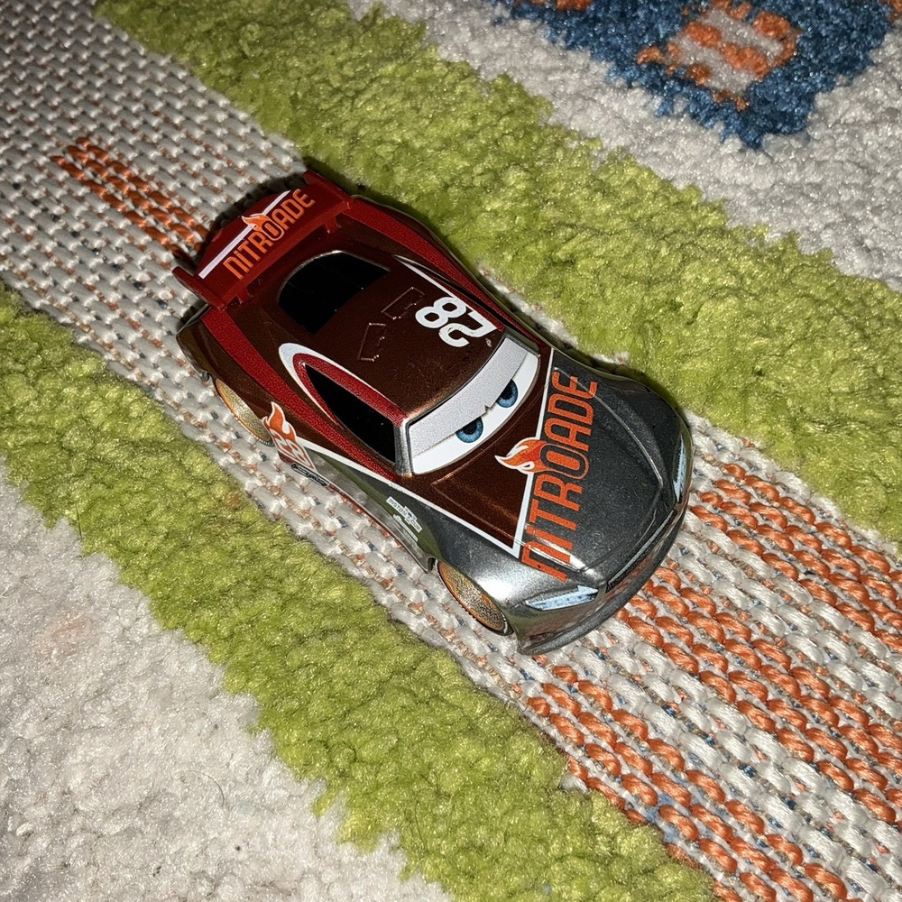Disney Pixar World of Cars - #28 Tim Treadless Nitroade 1:55 Diecast Loose DXV41